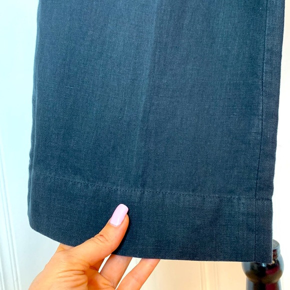 Linen TALBOTS black pants - Picture 6 of 7